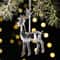 Clear Acrylic Christmas Ornaments Angel Hanging Transparent Tree Decorations 7