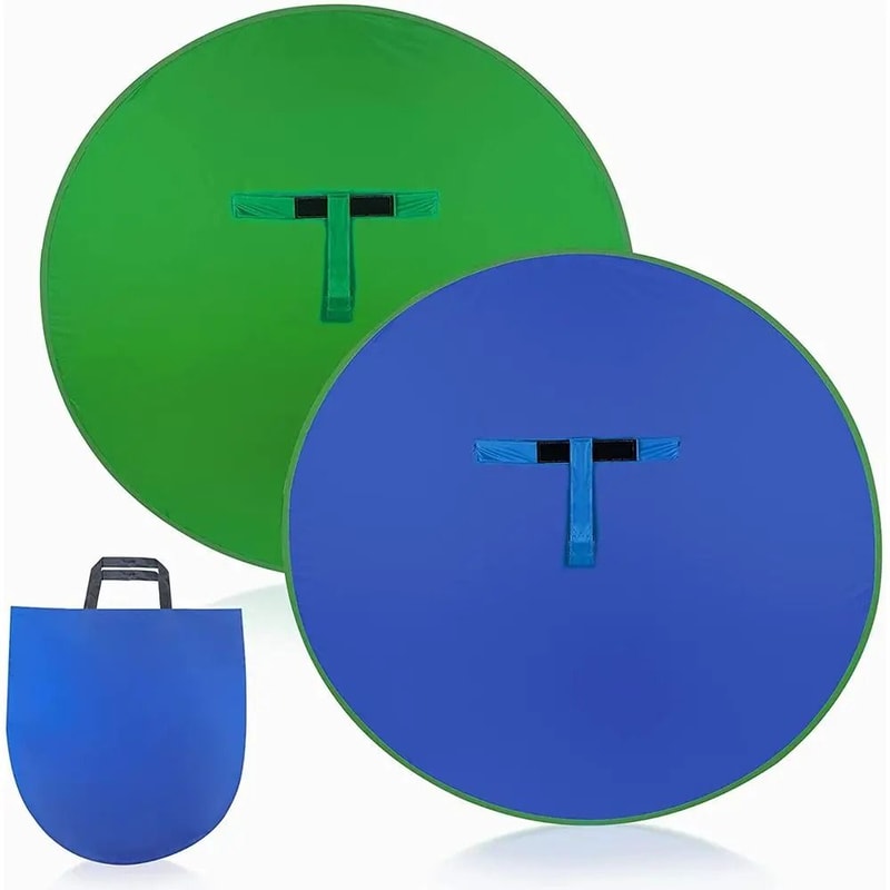 Double Sided Green Screen Backdrop Blue Screen Background Chromakey Photography Cloth 2