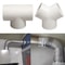 PVC Ventilation Duct Connector Splitter Y T Joint Exhaust Pipe Coupler 6
