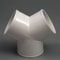 PVC Ventilation Duct Connector Splitter Y T Joint Exhaust Pipe Coupler 8