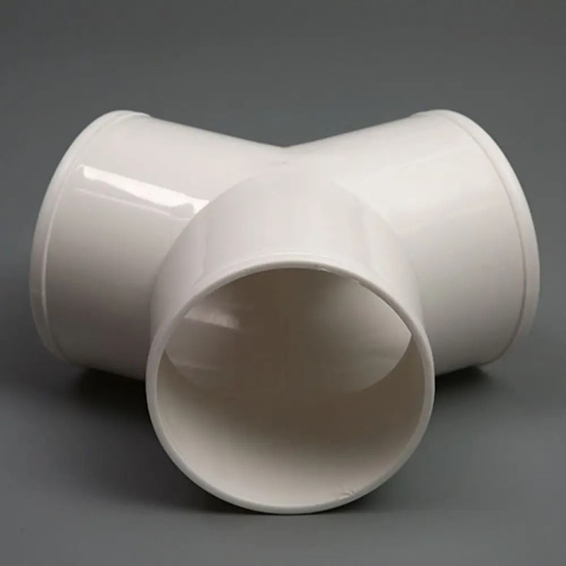 PVC Ventilation Duct Connector Splitter Y T Joint Exhaust Pipe Coupler 9