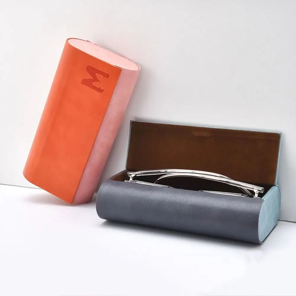 Double Glasses Case Dual Eyeglasses Holder 2 Pair Portable Double Layer Storage 3
