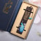 Retro Wooden Bookmark Carved Book Clip Marker Chinese Style Reading Accessory 8
