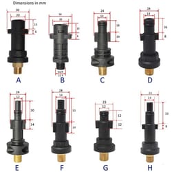 karcher pressure washer adapter g1/4 foam cannon connector quick connect fitting