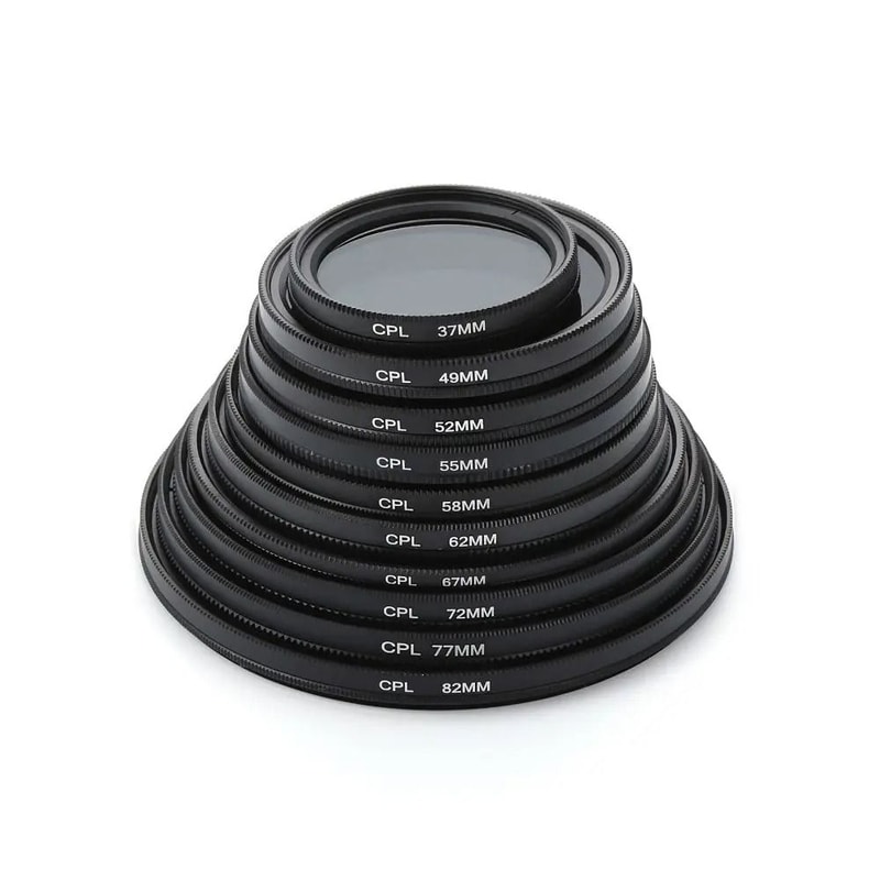 CPL Lens Filter Polarizing Camera Filter For DSLR Anti Glare Circular Polarizer 0
