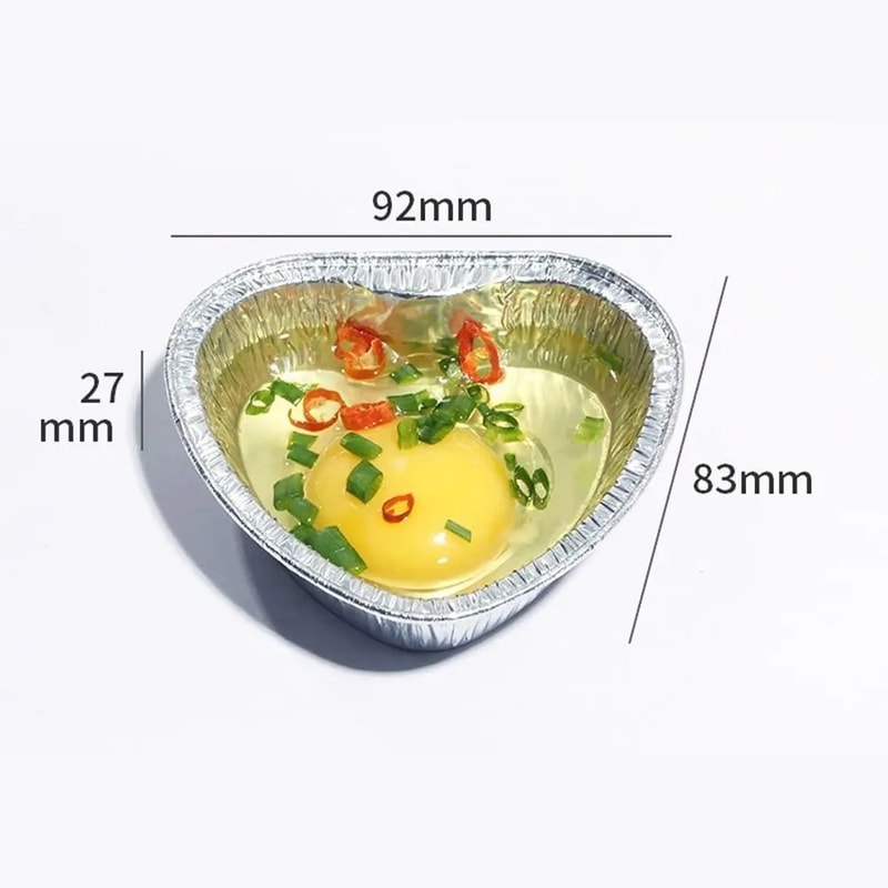 Foil Cupcake Liners Non Stick Muffin Baking Cups Disposable Wrappers Pack Of 50 4