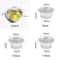 Foil Cupcake Liners Non Stick Muffin Baking Cups Disposable Wrappers Pack Of 50 5