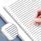 Calligraphy Stencil Ruler Transparent Writing Template Straight Line Handwriting Guide 0