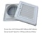 Air Vent Grille Ventilation Cover Adjustable Wall Air Vent Duct Outlet With Flaps 4