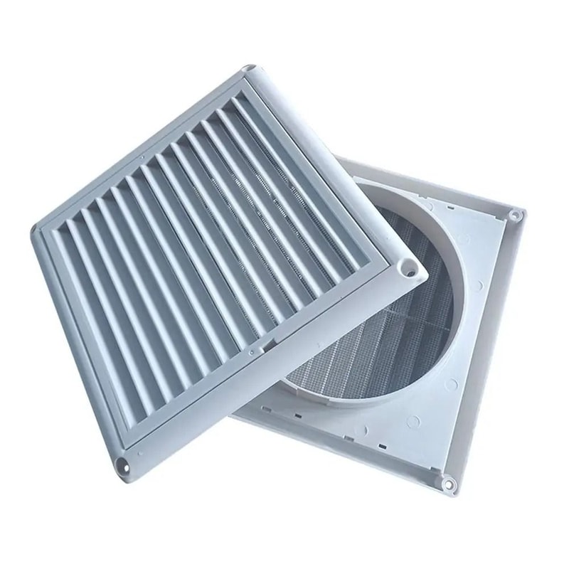 Air Vent Grille Ventilation Cover Adjustable Wall Air Vent Duct Outlet With Flaps 5