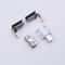 Glass Door Hinge Zinc Alloy Non Perforated Cabinet Glass Hinge Set Of 2 3