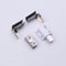 Glass Door Hinge Zinc Alloy Non Perforated Cabinet Glass Hinge Set Of 2 3