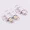 Glass Door Hinge Zinc Alloy Non Perforated Cabinet Glass Hinge Set Of 2 7