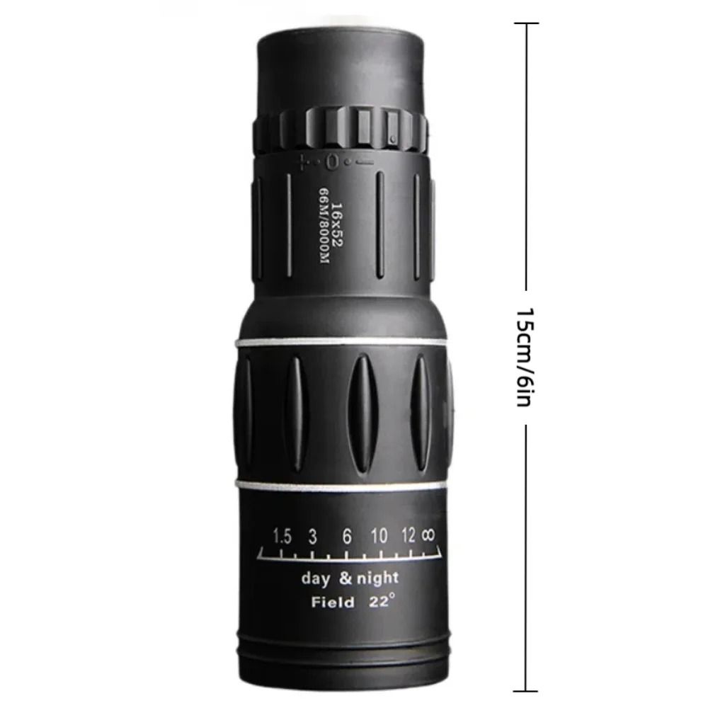 16x52 Monocular Telescope High Power Optical Zoom Long Range Portable Scope 4