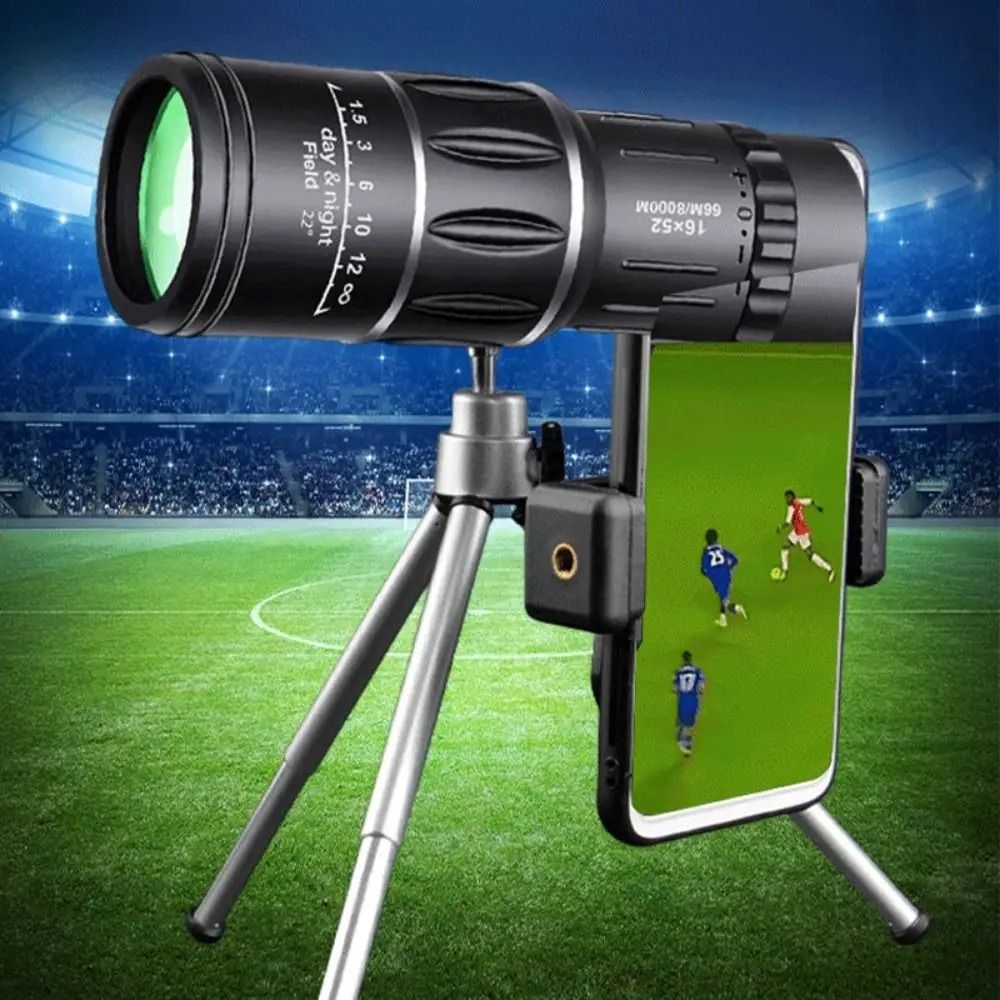 16x52 Monocular Telescope High Power Optical Zoom Long Range Portable Scope 5
