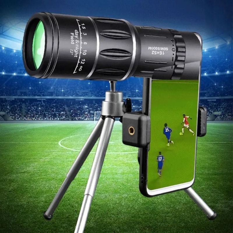 16x52 Monocular Telescope High Power Optical Zoom Long Range Portable Scope 5