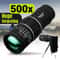 16x52 Monocular Telescope High Power Optical Zoom Long Range Portable Scope 0