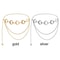 Vintage Layered Waist Chain Belt Punk Hip Hop Metal Dress Belt For Women 3