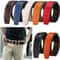 Genuine Leather Replacement Belt Strap Durable No Buckle Waistband For Jeans And Trousers 0