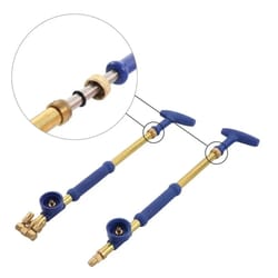 brass adjustable misting nozzle high pressure push pull garden spray head