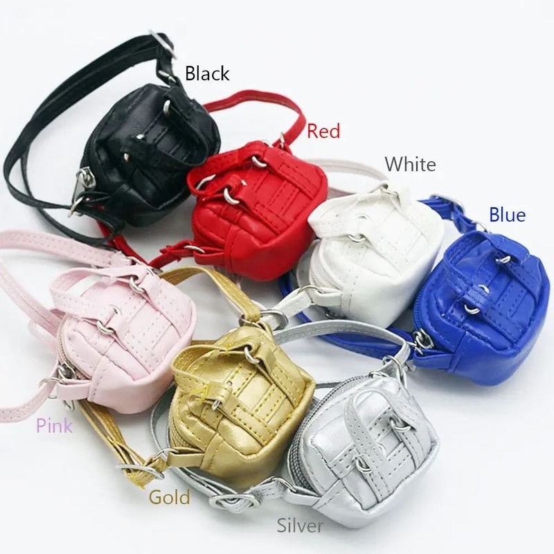 Handmade Mini BJD Doll Handbag Crossbody Bag For 1 6 And 1 8 Scale Dolls 5