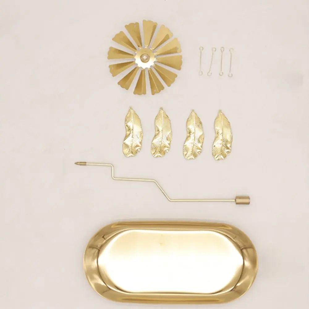 Gold Rotating Candle Holder Spinning Tealight Decor For Wedding And Home 10