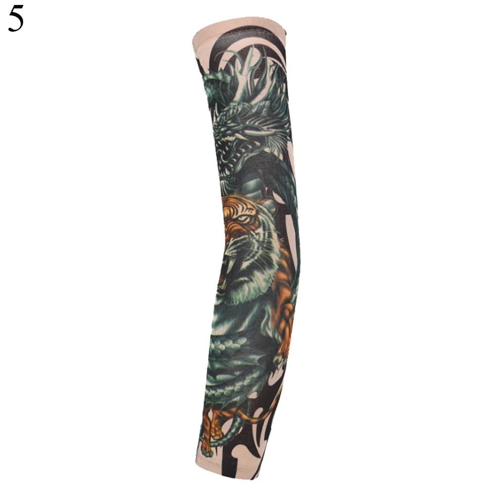 Tattoo Arm Sleeves UV Protection Cooling Arm Covers For Outdoor Sports 5