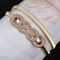 Gold Chain Belt Elastic Waist Chain Fashion Stretch Metal Belt For Women 2