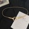 Gold Chain Belt Elastic Waist Chain Fashion Stretch Metal Belt For Women 15