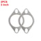 Car Exhaust Gasket Set Muffler Downpipe Seal Gasket 2pcs 3