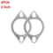 Car Exhaust Gasket Set Muffler Downpipe Seal Gasket 2pcs 1
