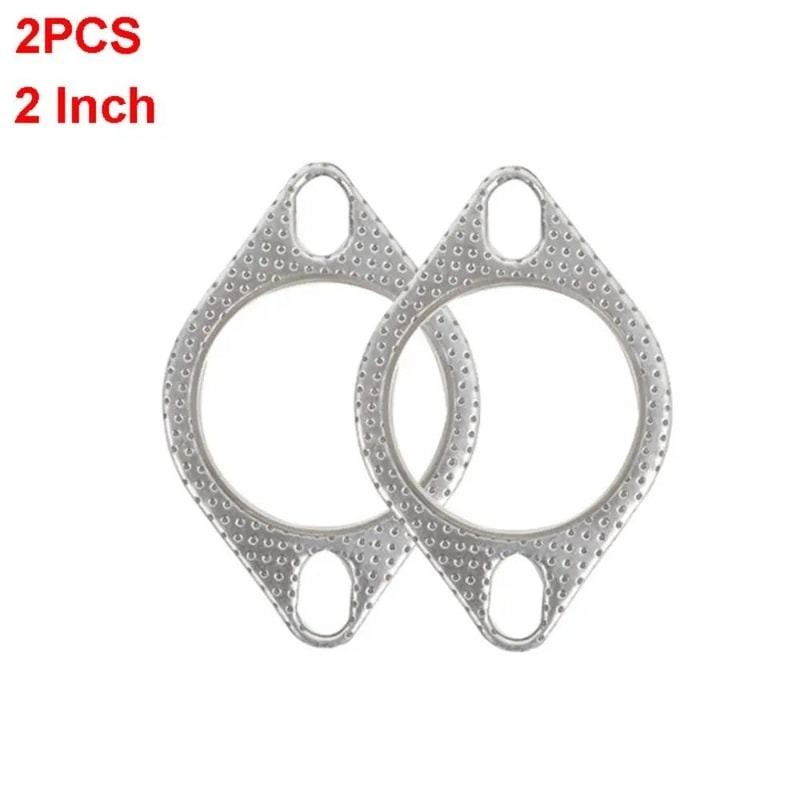 Car Exhaust Gasket Set Muffler Downpipe Seal Gasket 2pcs 1