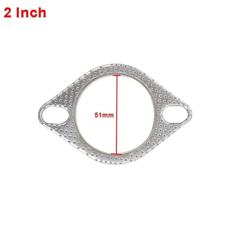 Car Exhaust Gasket Set Muffler Downpipe Seal Gasket 2pcs 7