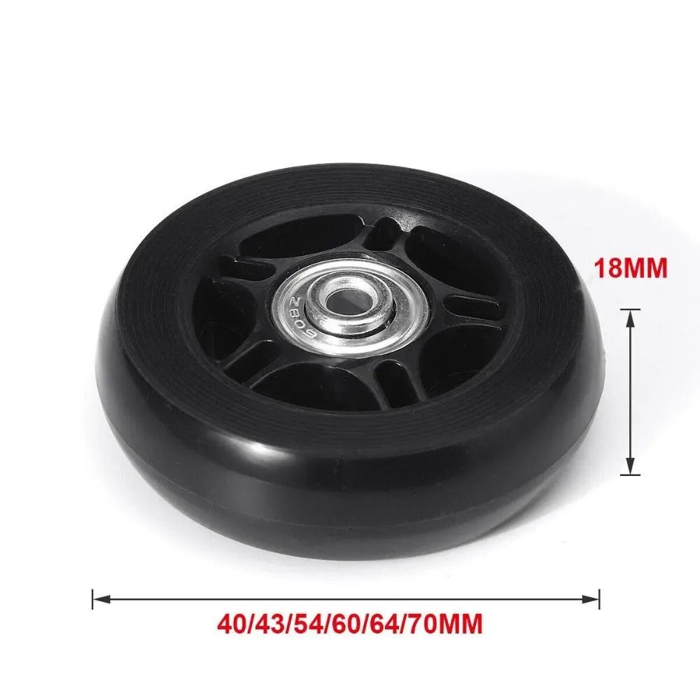 Silent Luggage Wheel Replacement Set Suitcase Wheel Repair Kit With Axles 7