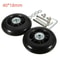 Silent Luggage Wheel Replacement Set Suitcase Wheel Repair Kit With Axles 1
