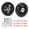 Silent Luggage Wheel Replacement Set Suitcase Wheel Repair Kit With Axles 8