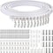 Modern Silent Curtain Track Rail Bendable Plastic Ceiling Curtain Track 0