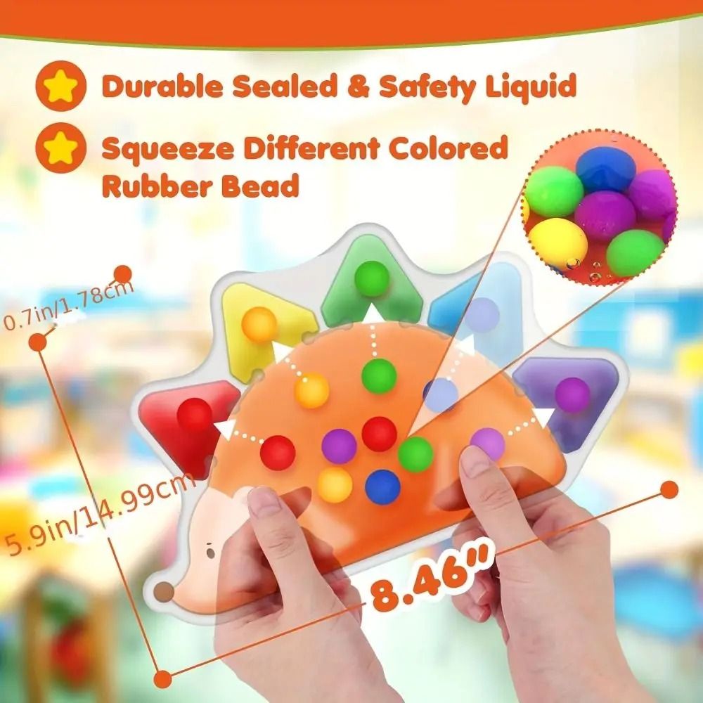 Toddler Color Sorting Toy Montessori Sensory Fine Motor Skill Game 2