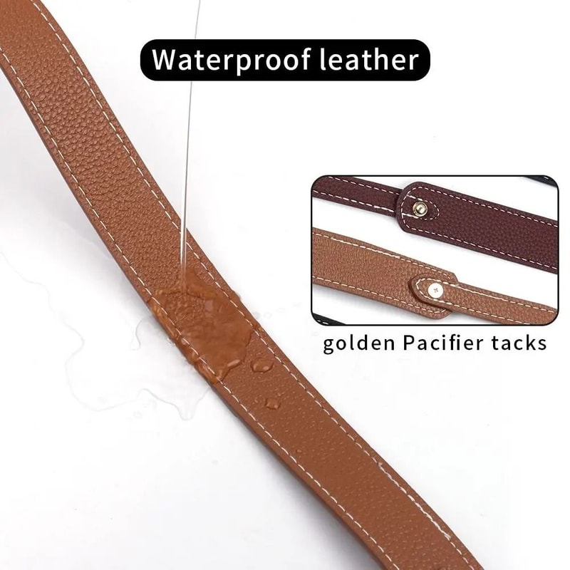 Adjustable Leather Bag Strap Replacement Crossbody Handbag Strap 8
