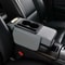 Car Armrest Cushion Center Console Pad With Storage Cup Holder And Tissue Box 4