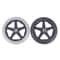 Heavy Duty Wheelchair Caster Wheel Solid Tire Front Wheel Replacement 12