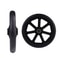 Heavy Duty Wheelchair Caster Wheel Solid Tire Front Wheel Replacement 3