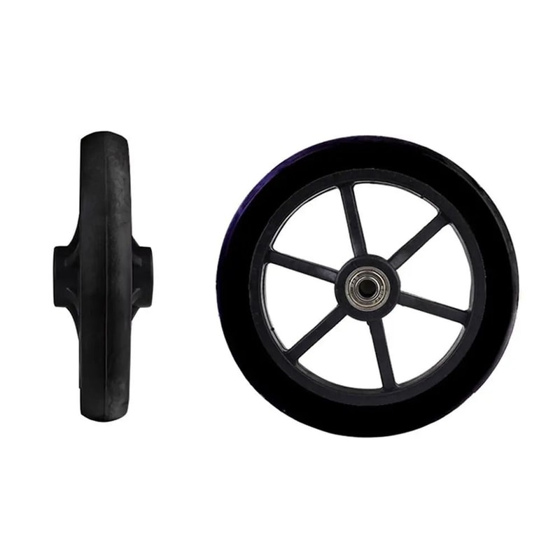 Heavy Duty Wheelchair Caster Wheel Solid Tire Front Wheel Replacement 7