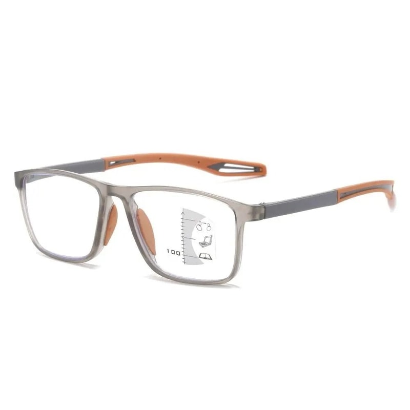 Progressive Reading Glasses Anti Blue Light TR90 Multifocal Eyewear 0