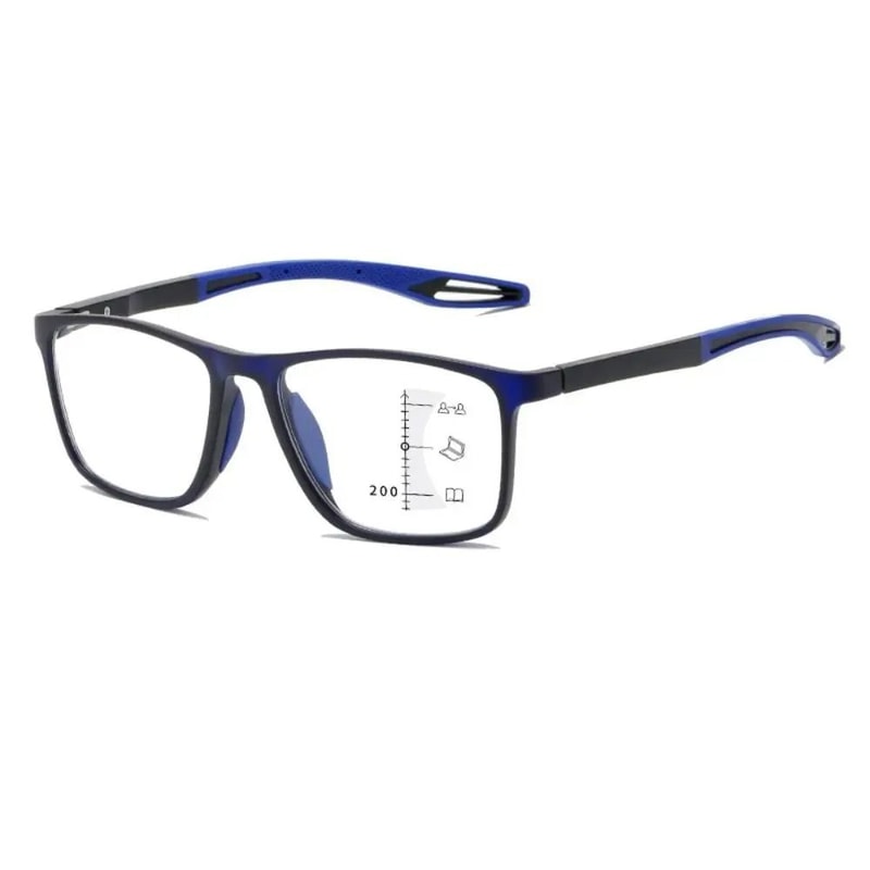Progressive Reading Glasses Anti Blue Light TR90 Multifocal Eyewear 3