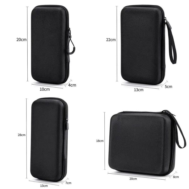 Hard Shell EVA Earphone Case Mini Portable Zipper Storage Box 11