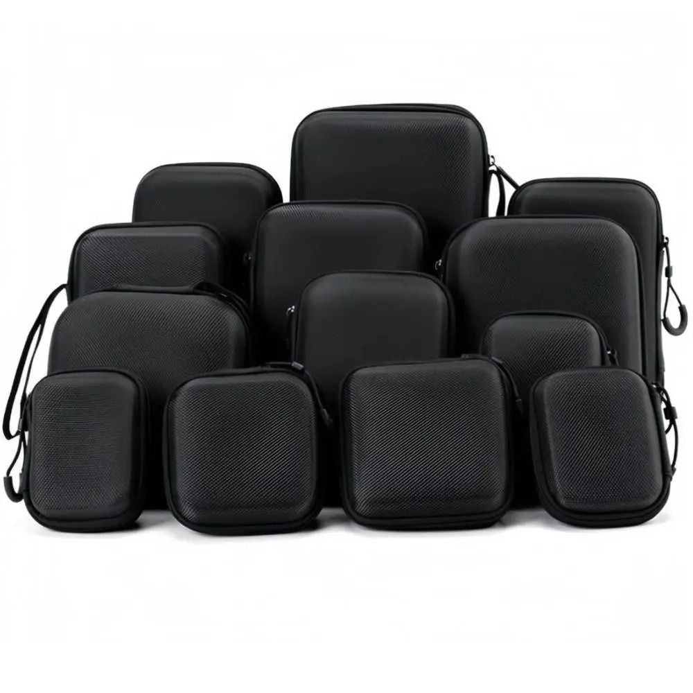Hard Shell EVA Earphone Case Mini Portable Zipper Storage Box 14