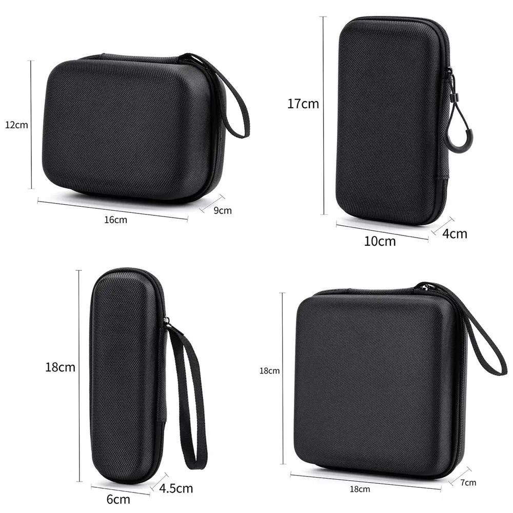 Hard Shell EVA Earphone Case Mini Portable Zipper Storage Box 10