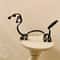 Modern Wrought Iron Dog Figurine Abstract Animal Sculpture Home Decor 7