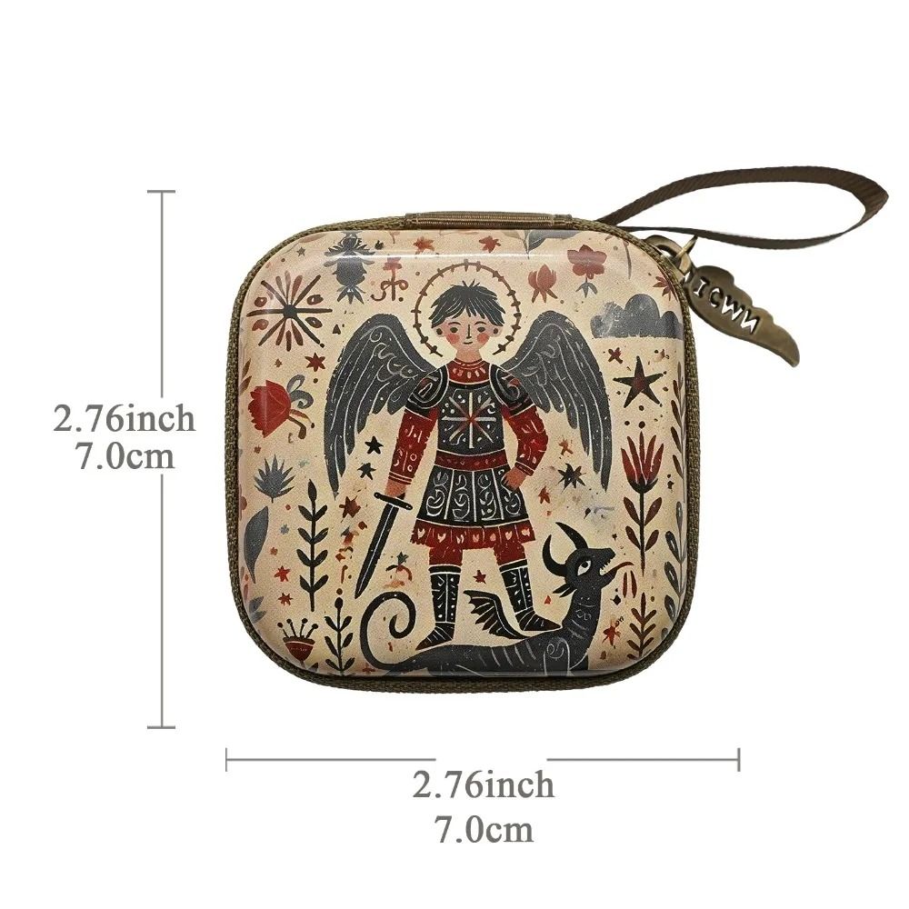 Portable Rosary Storage Bag Prayer Pouch Christian Jewelry Case 10